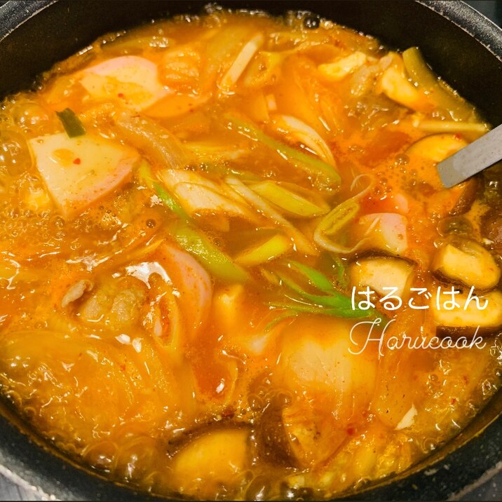 メインになる◎純豆腐チゲ風スープ